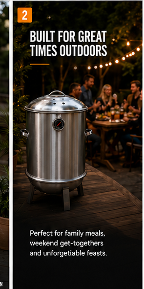 Barrel BBQ lifestyle — built for great times outdoors