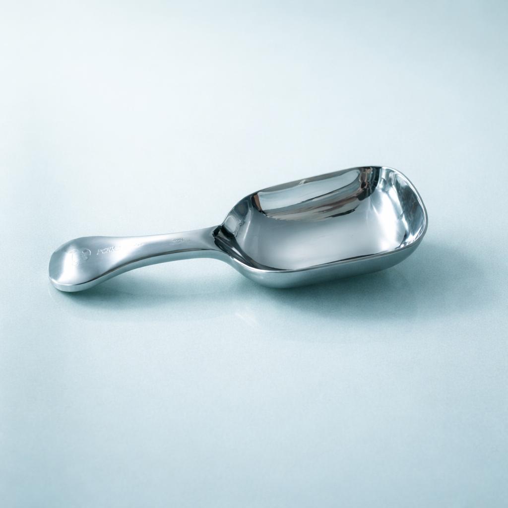 stainless steel food scoop